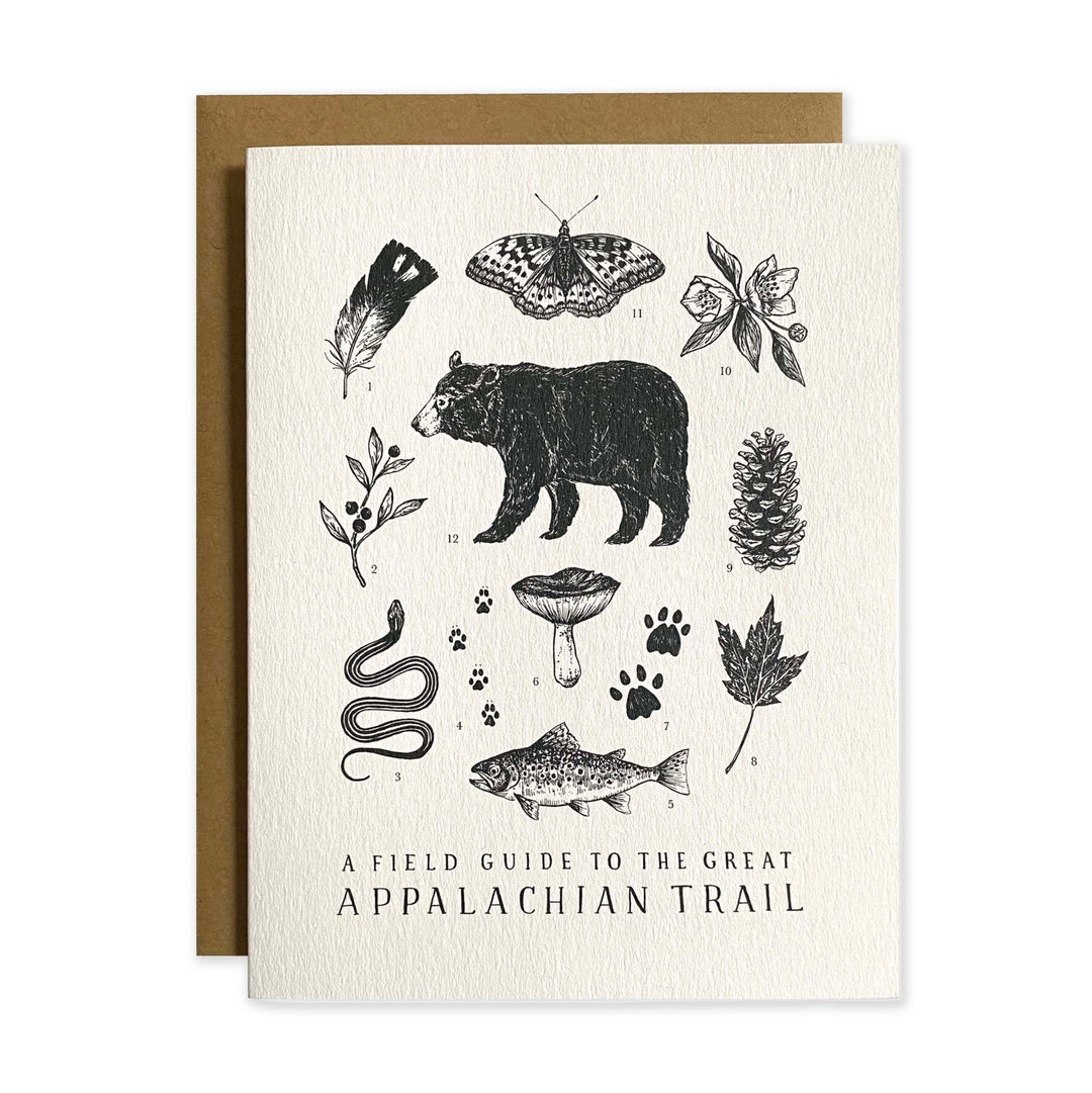 Appalachian Trail Field Guide Greeting Card