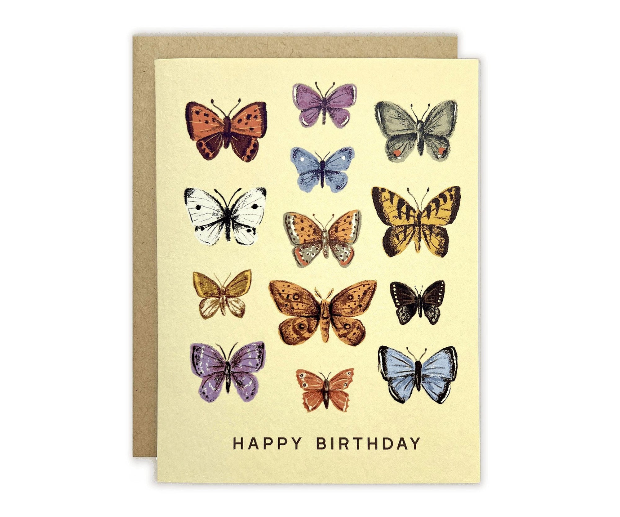 A Butterfly Birthday Greeting Card with butterflies on it from The Wild Wander.