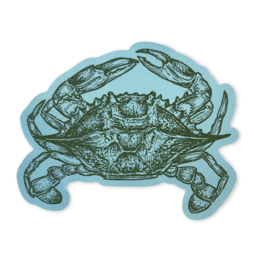 Blue Crab Sticker