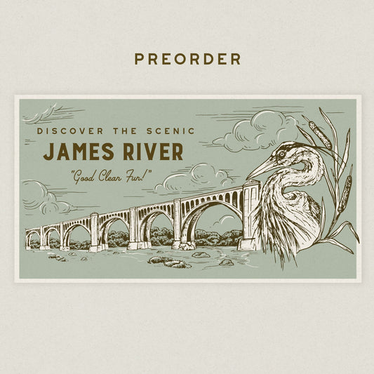 PREORDER - Good Clean Fun James River Art Print