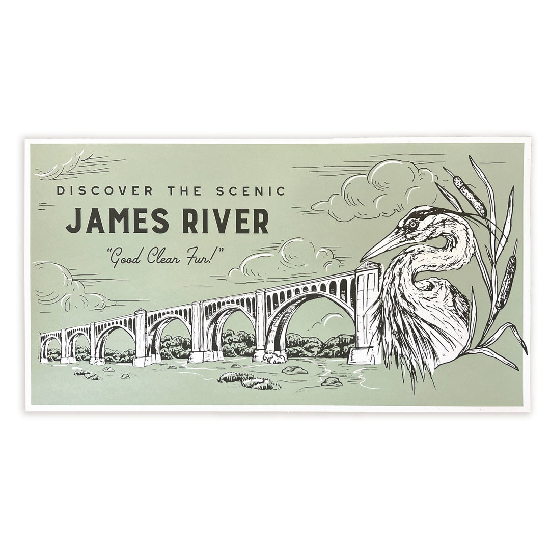 Good Clean Fun James River Art Print