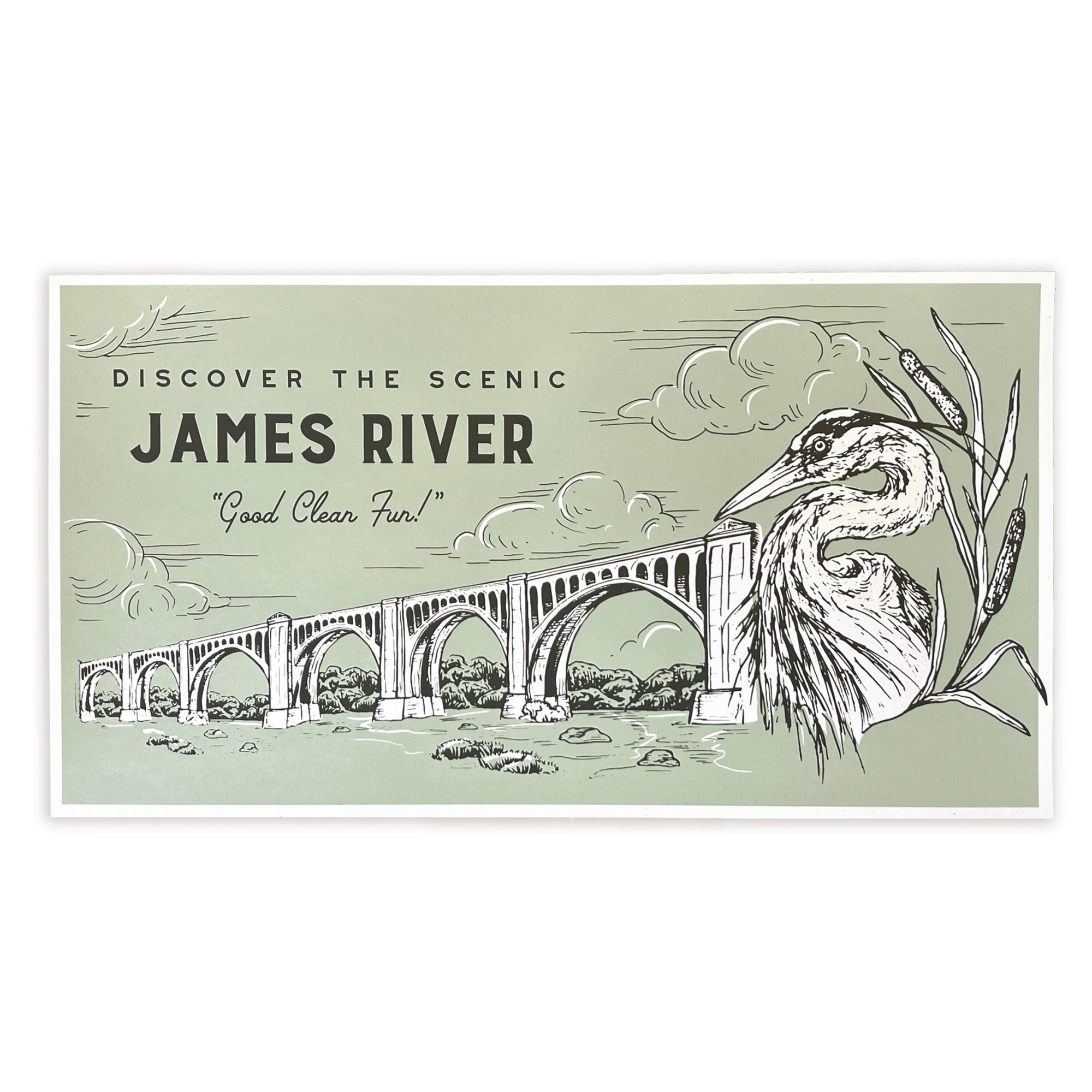 Good Clean Fun James River Art Print