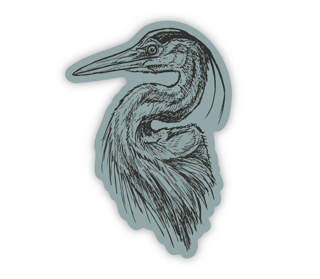Great Blue Heron Sticker