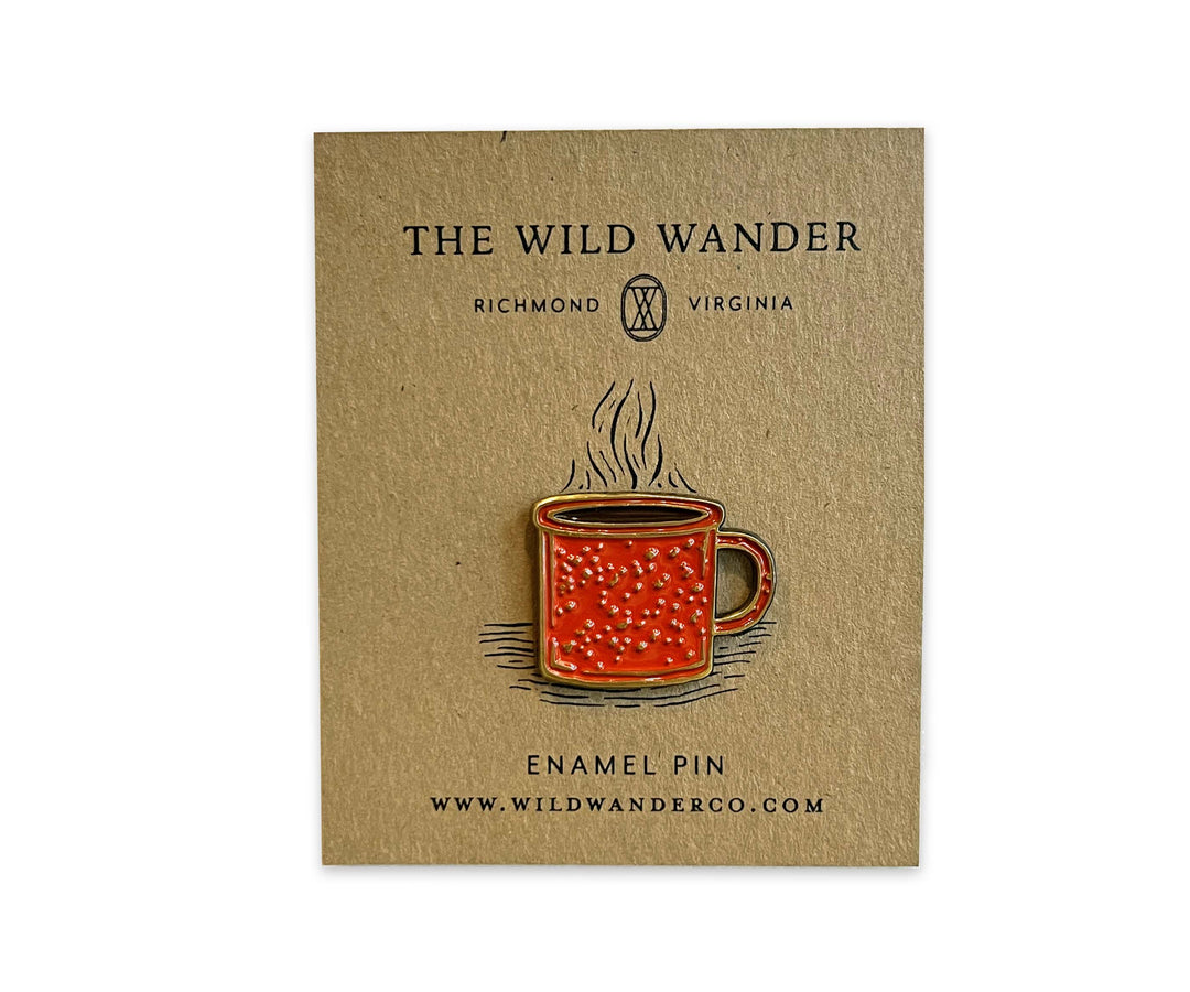 Camp Mug Enamel Pin