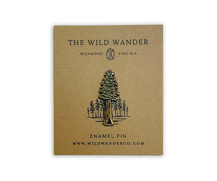 Redwood Enamel Pin