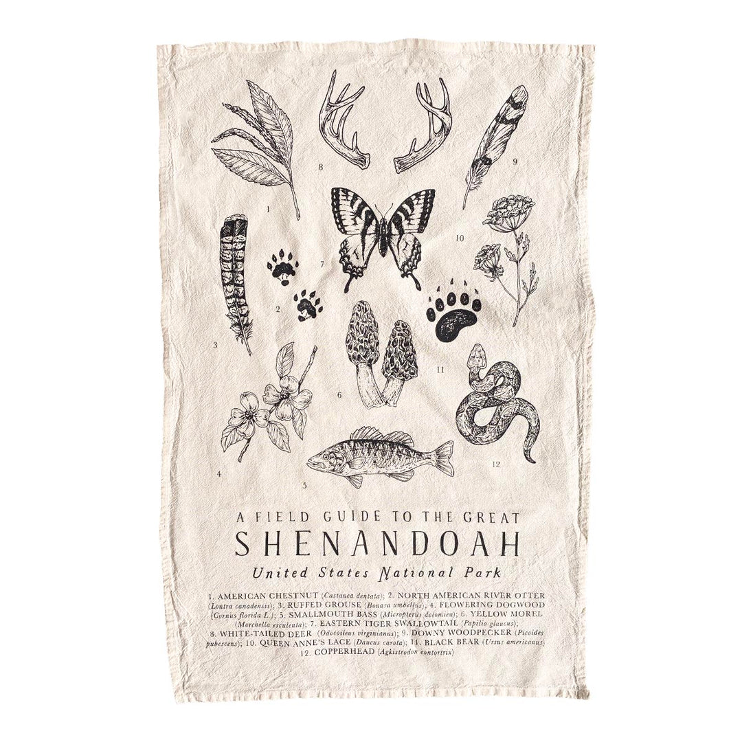 Shenandoah National Park Flour Sack Tea Towel