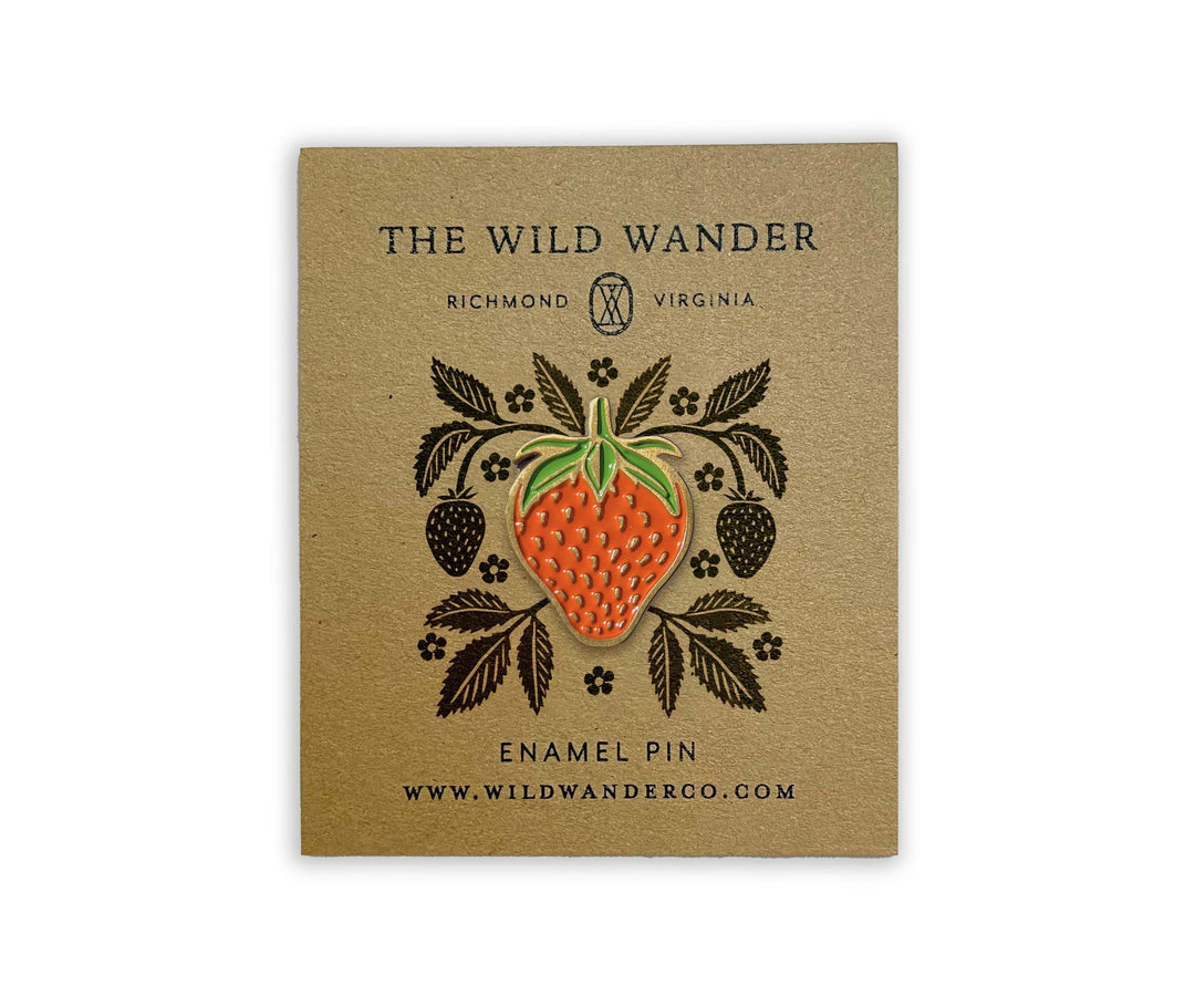 Strawberry Enamel Pin
