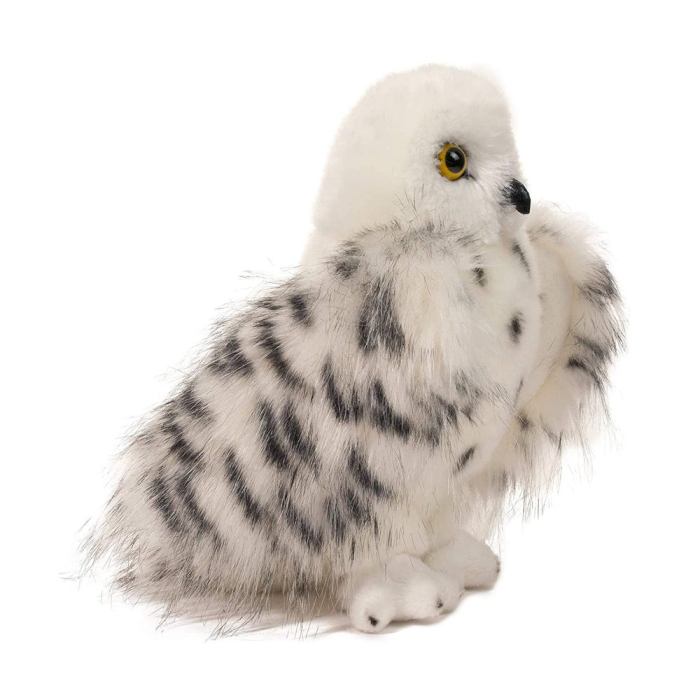 Douglas Wizard Snowy Owl is a lifelike plush owl perfect for snuggling.