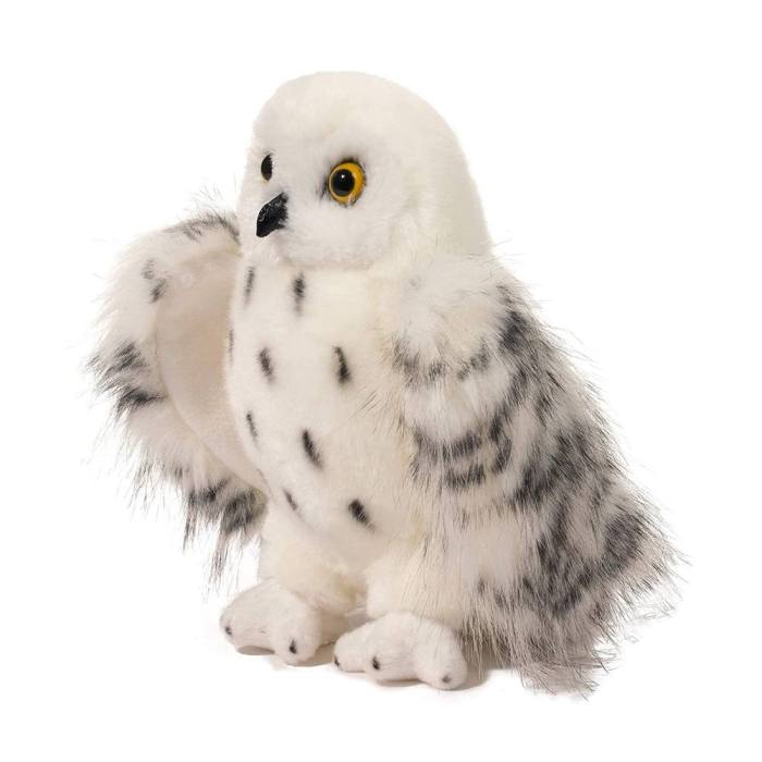 Douglas Wizard Snowy Owl plush toy.