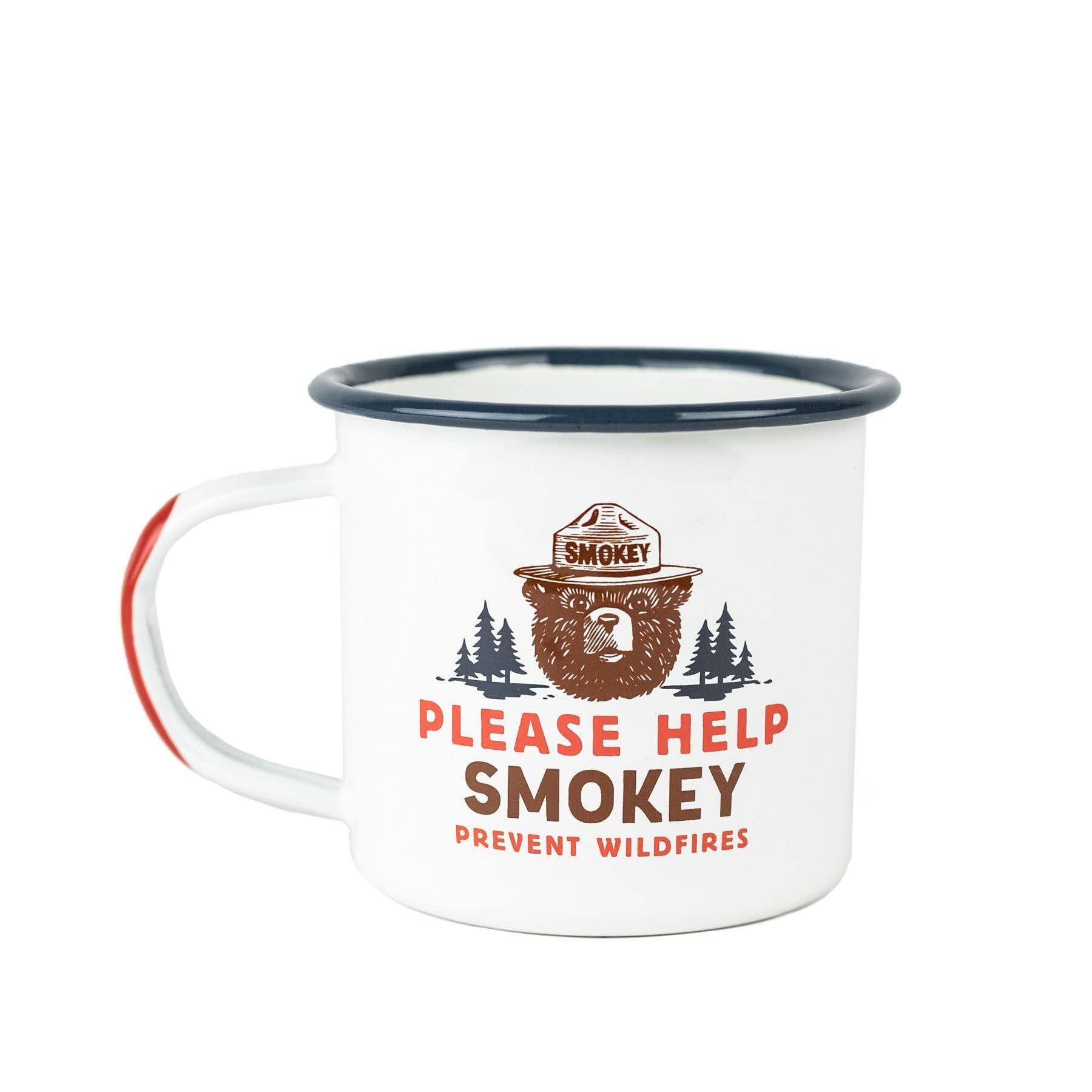 Please help The Landmark Project Smokey Enamelware Mug prevent wildlife.