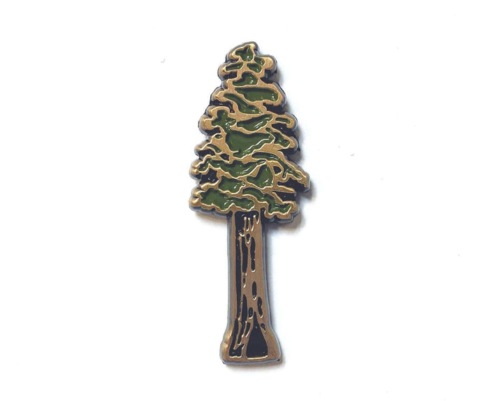 Yosemite Redwood Pine Enamel Pin by  The Wild Wander