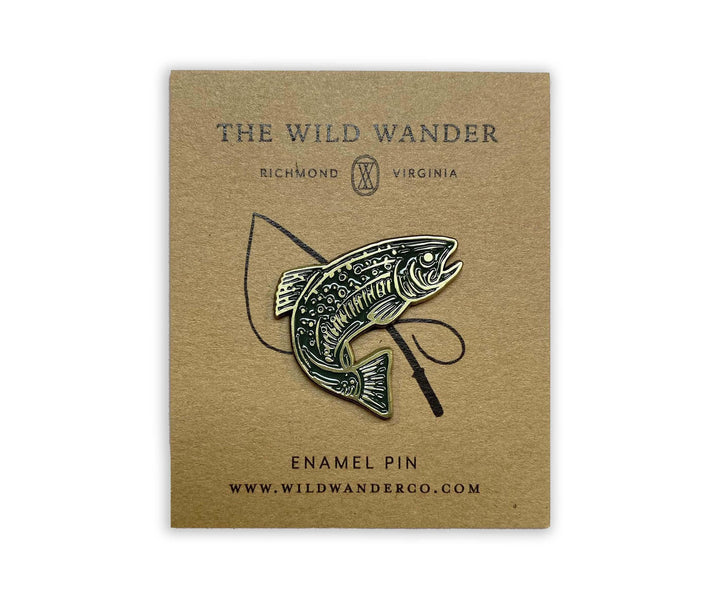 Trout Enamel Pin