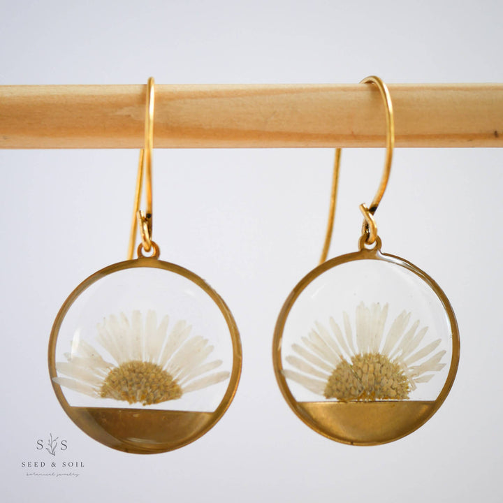 Horizon Earrings: Wild Daisy