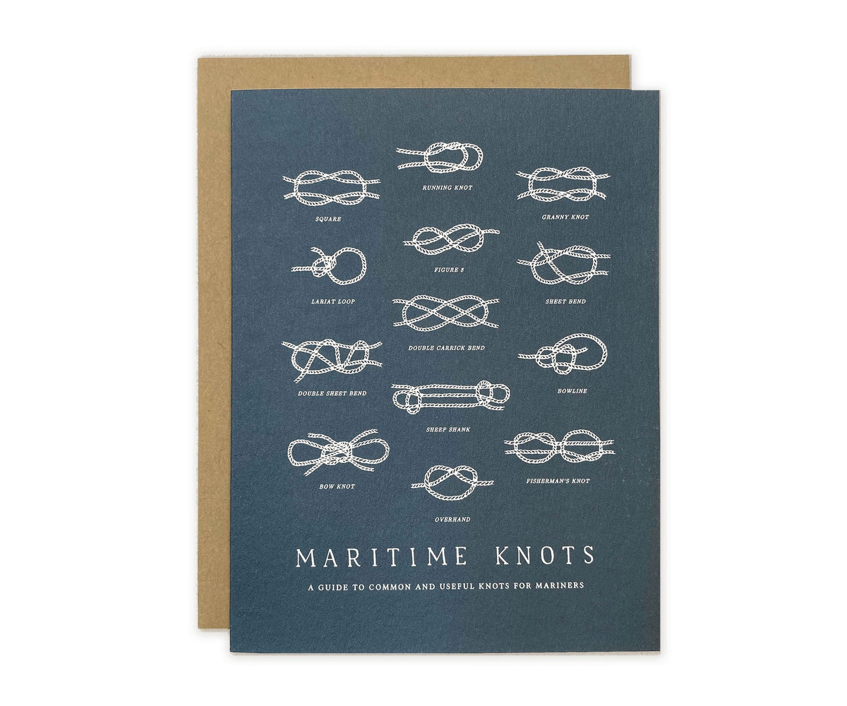 The Wild Wander&#39;s Nautical Knots Greeting Card