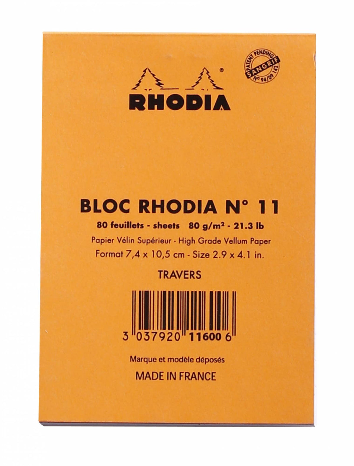 Rhodia Classic Notepad 3 X 4
