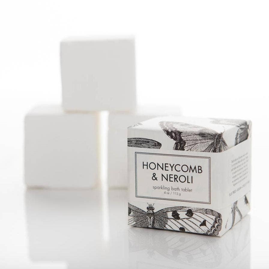 Honeycomb &amp; Neroli Sparkling Bath Tablet