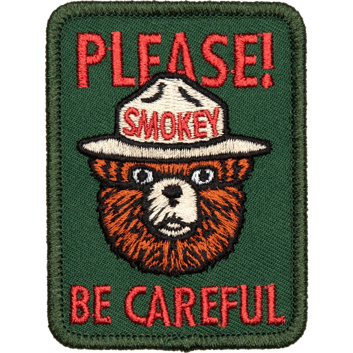 Be Careful Embroidered Patch