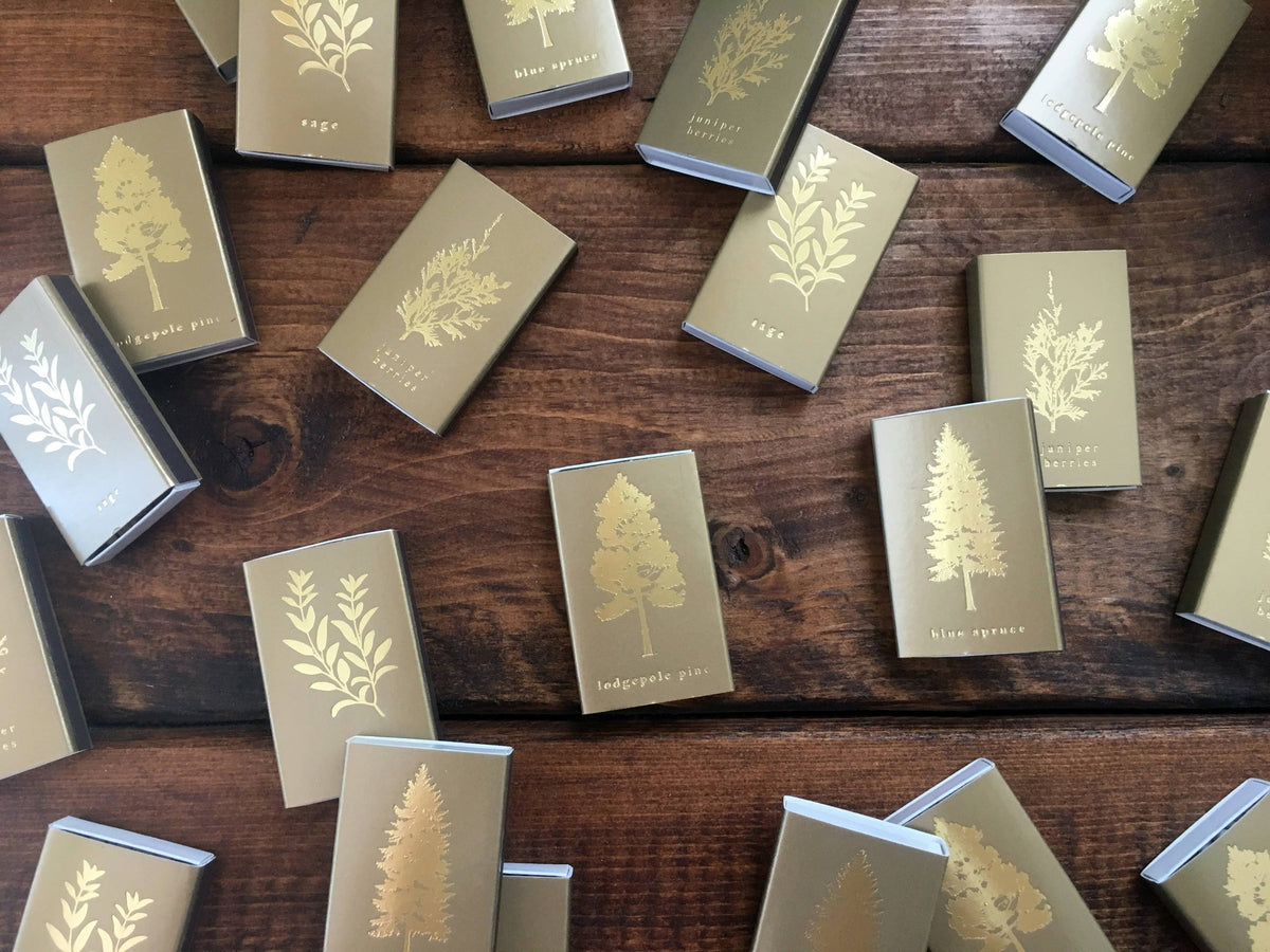 Sage Matchbox: Gold on gold