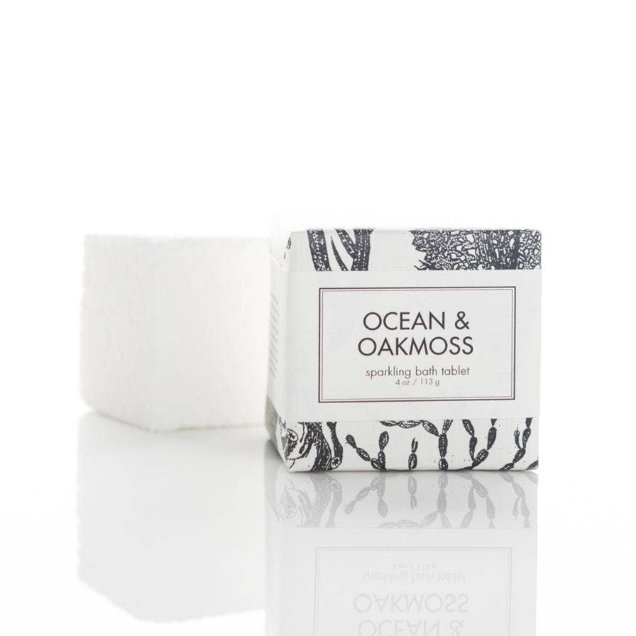 Ocean &amp; Oakmoss Sparkling Bath Tablet