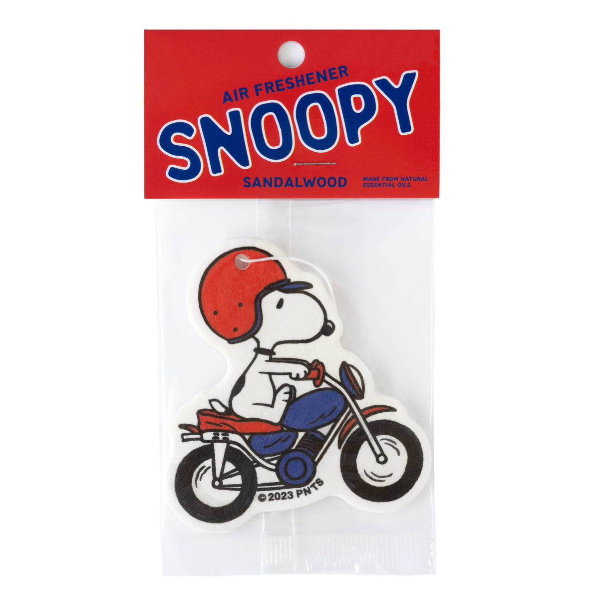 Three Potato Four&#39;s 3P4 x Peanuts® - Snoopy Motorcycle Air Freshener.