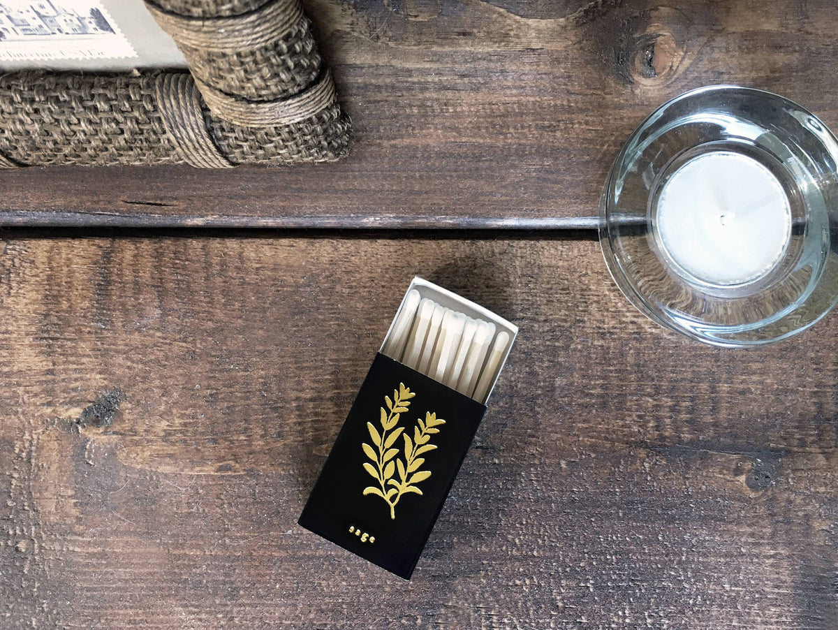 Sage Matchbox: Gold on gold
