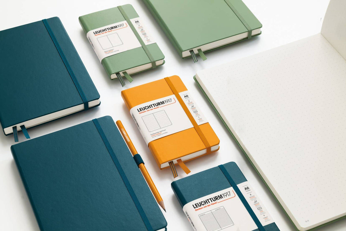 Notebooks - Pocket (A6): Dotted / Hardcover / Sage