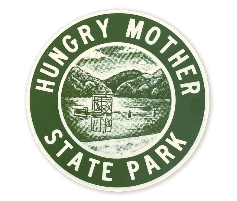 The Wild Wander Hungry Mother State Park Sticker.