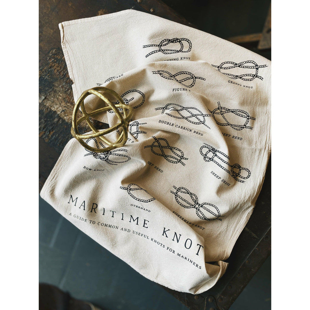 Maritime Knots Flour Sack Tea Towel The Wild Wander