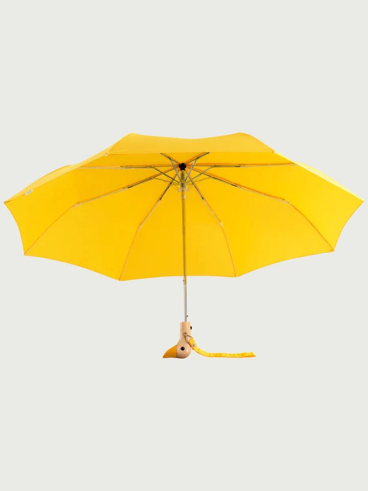 An Original Duckhead yellow umbrella.