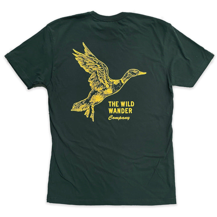 The Wild Wander Duck T-Shirt - green.