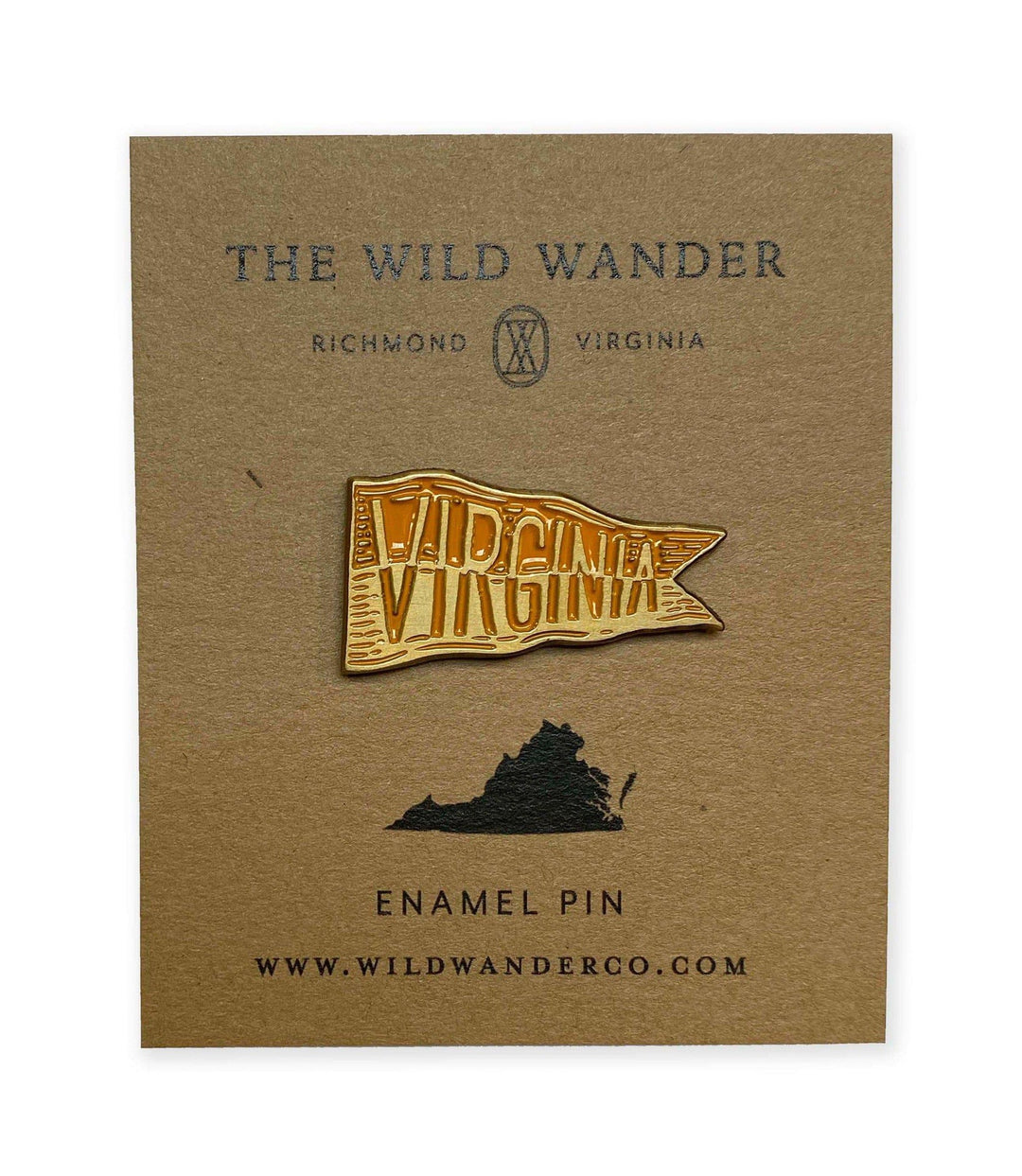 The Virginia Flag Enamel Pin from The Wild Wander.