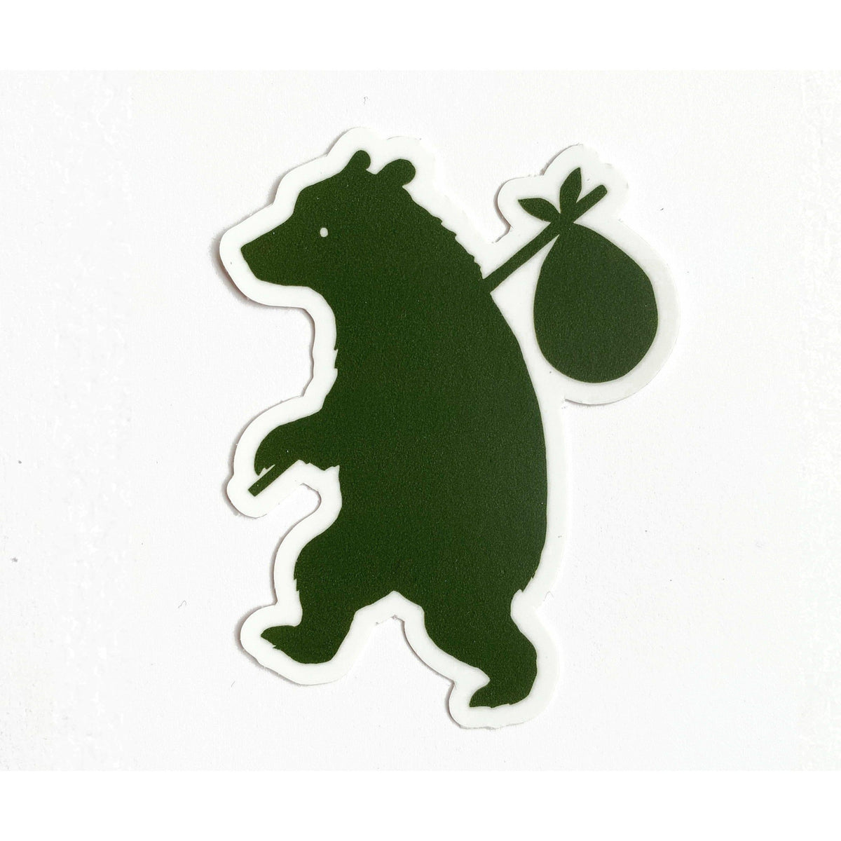 A Wander Bear Sticker with The Wild Wander on it.